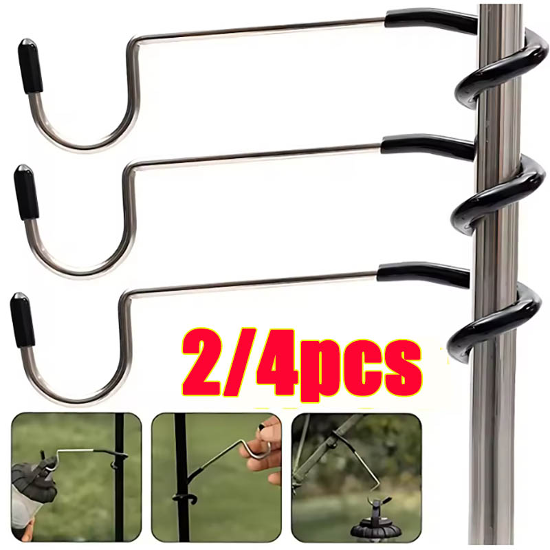 Hunting Camp Outdoor Supplies - الفولاذ المقاوم للصدأ ضوء حامل حامل