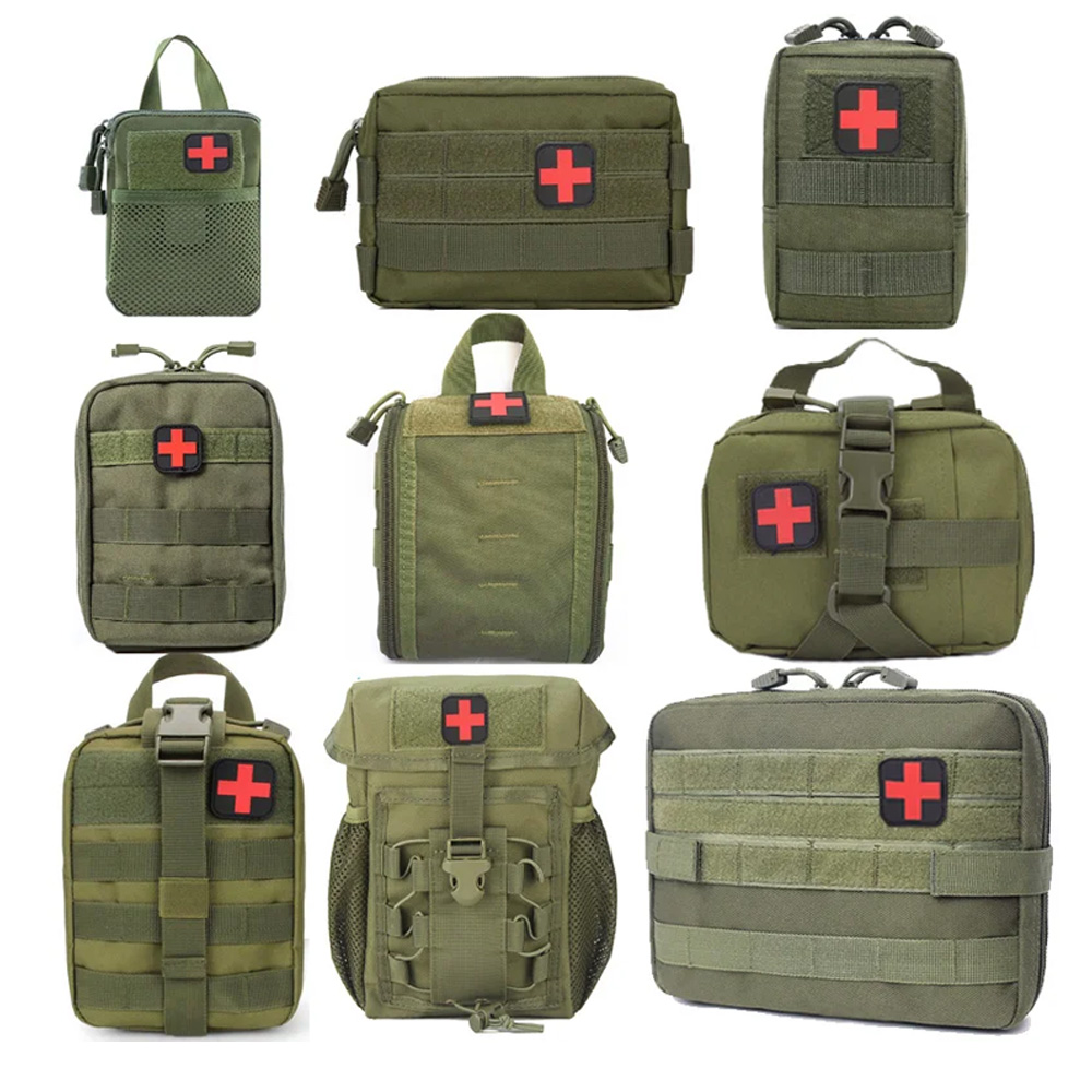 Field Dressing Kit - التخييم في الهواء الطلق الصدمة الإسعافات
