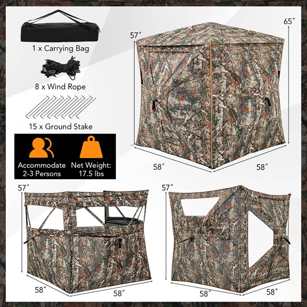 Hunting Outdoor - خيمة صيد قابلة للفصل 5 في