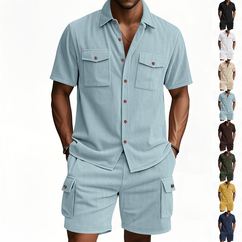 Outdoor Hunting Outfit - طقم عمل صيفي للرجال من قماش