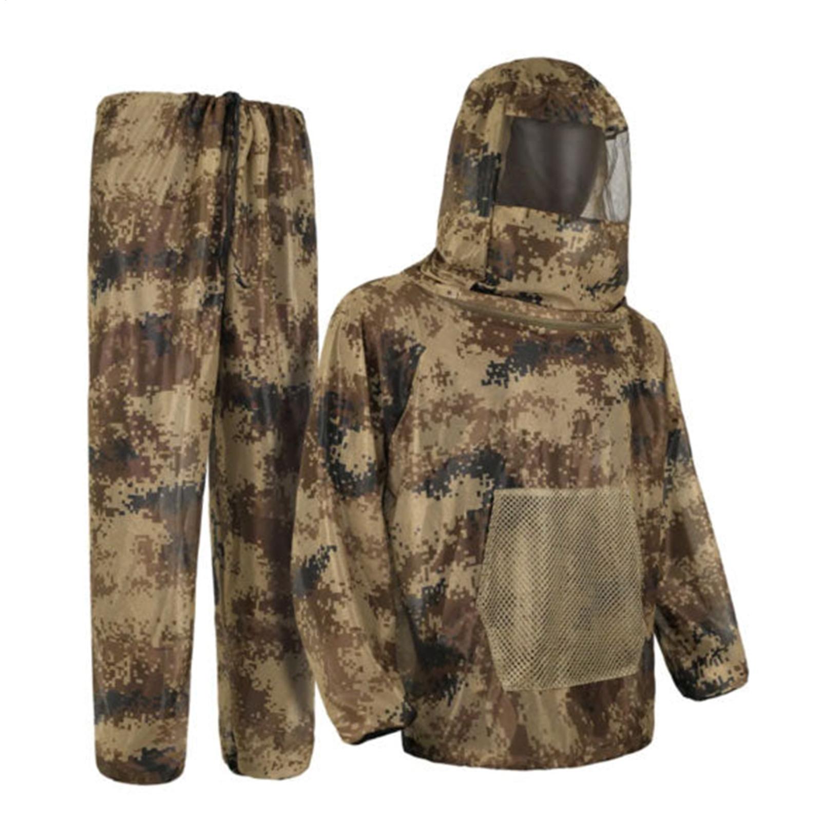 Outdoor Hunting Outfit - ملابس صيد للرجال مع غطاء للرأس