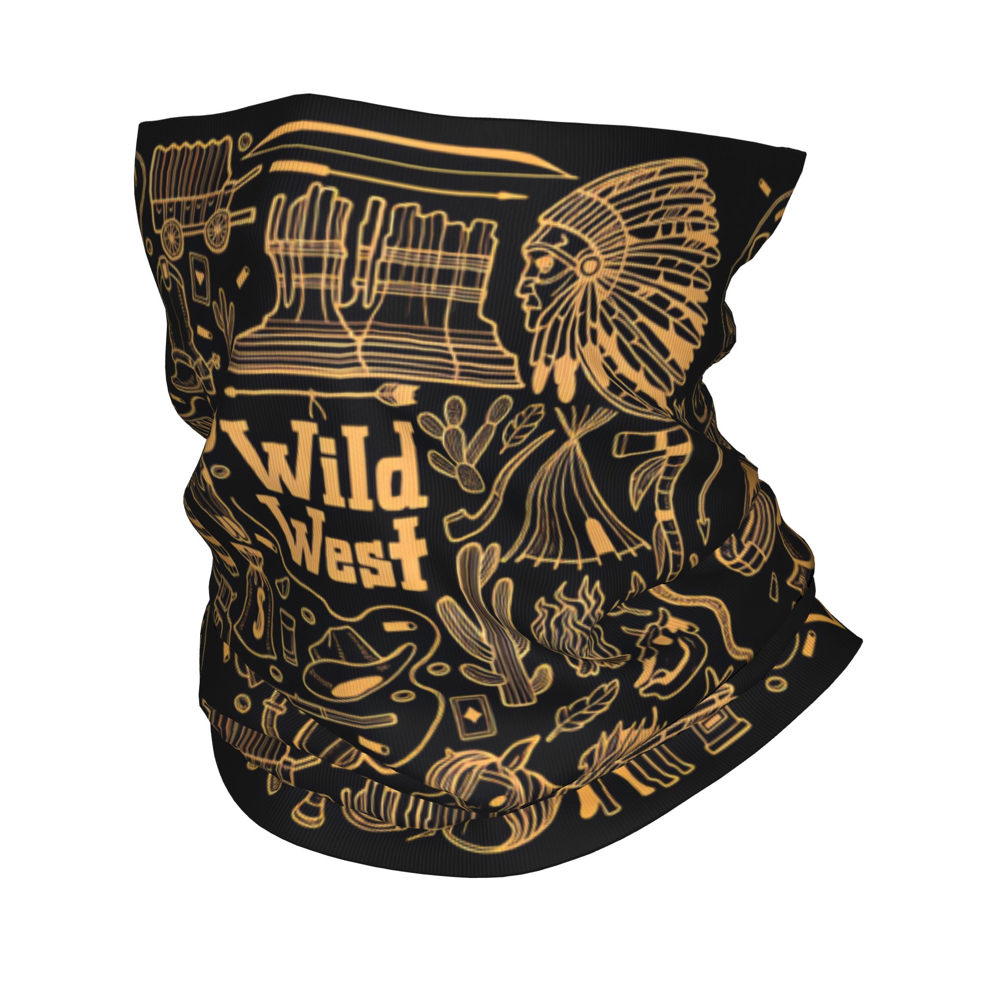 Wildman Hunting & Outdoor Polokwane - قناع رياضي خارجي للدراجات بتصميم غرب