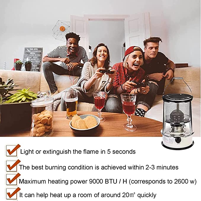 4.6L/6L سخان الكيروسين المحمول - مراجعة Outdoor Hunting Heater وسعره
