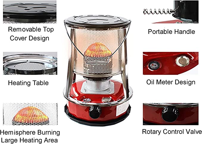 4.6L/6L سخان الكيروسين المحمول - مراجعة Outdoor Hunting Heater وسعره