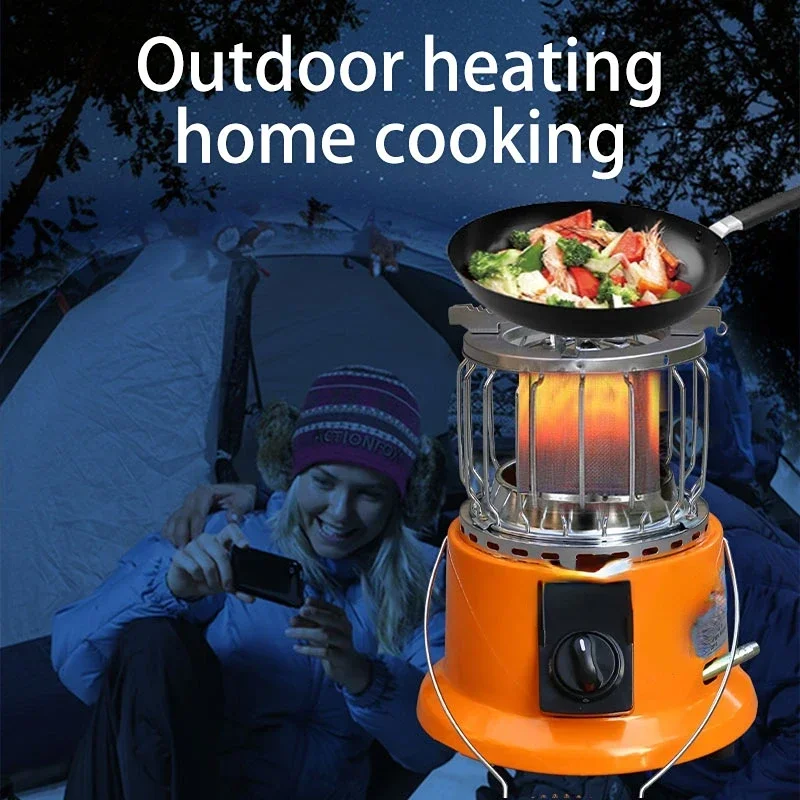 موقد تدفئة خيمة محمول للتخييم  - مراجعة Outdoor Hunting Heater وسعره