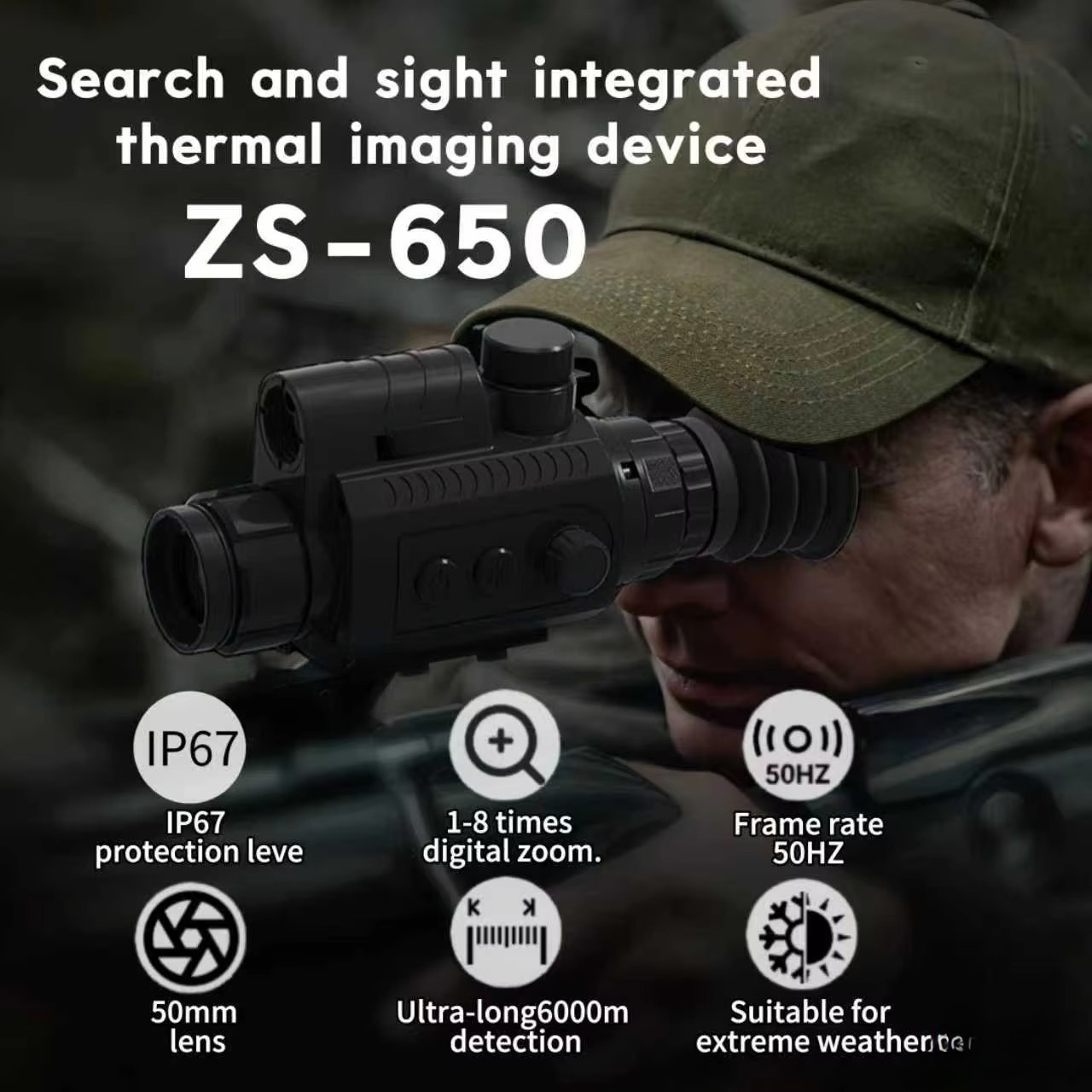 RJ ZS-650 مشهد تصوير حراري مقا - مراجعة Hunting & Outdoor Supplies Vanderbijlpark وسعره