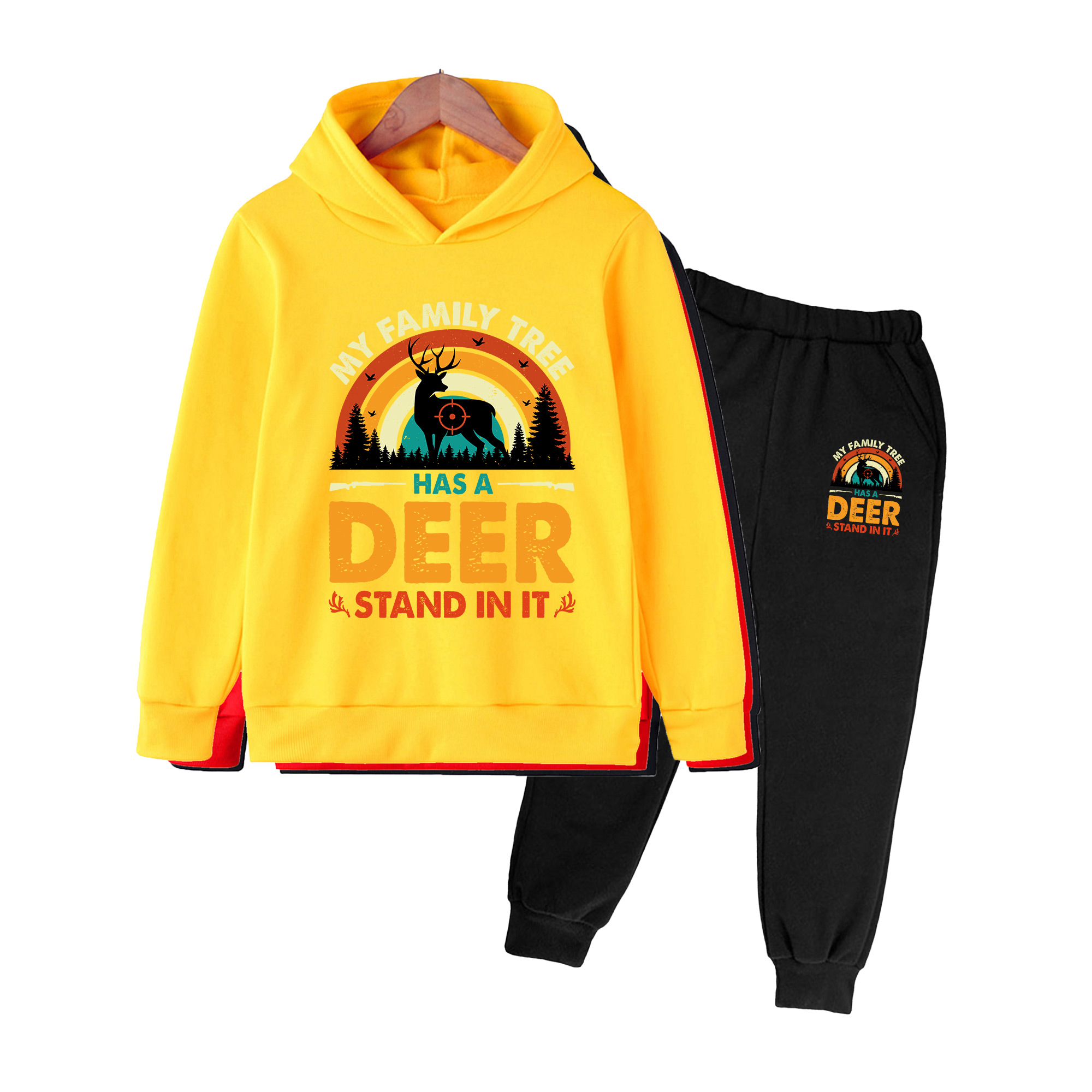 طقم هودي وبنطلون رياضي للأطفال - مراجعة Outdoor Hunting Outfit وسعره