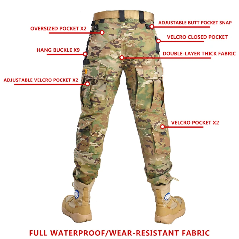 زي تكتيكي خارجي للرجال بنمط ال - مراجعة Outdoor Hunting Outfit وسعره