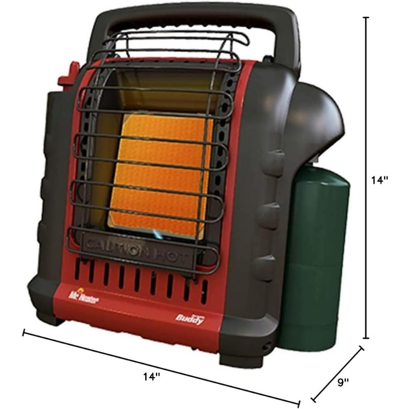 مدفأة مشعة محمولة تعمل بغاز ال - مراجعة Outdoor Hunting Heater وسعره