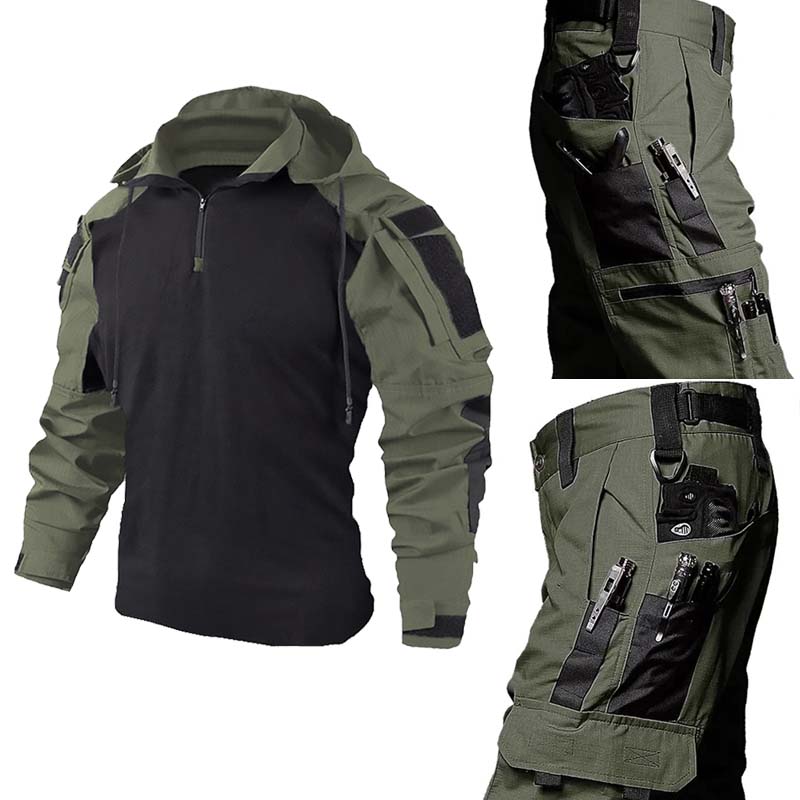 طقم قميص وبنطلون تكتيكي للرجال - مراجعة Hunting Outdoor وسعره