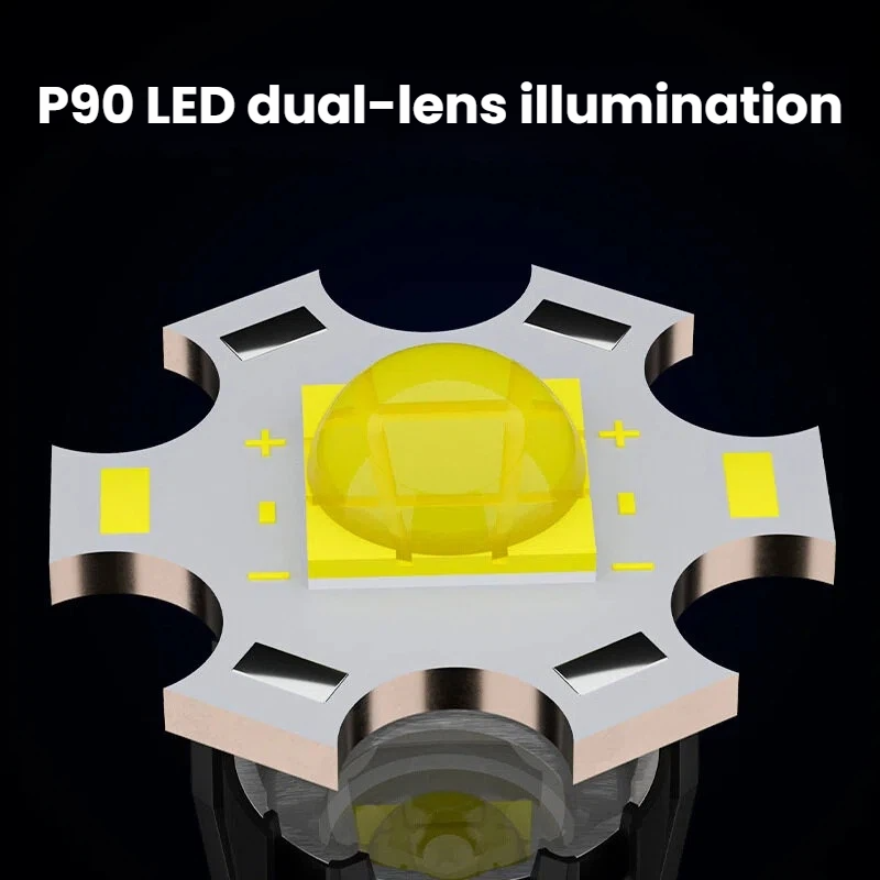 مصباح يدوي LED عالي القدرة P90 - مراجعة Hunting Outdoor وسعره