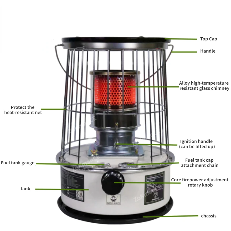 6L المحمولة الكيروسين موقد سخا - مراجعة Outdoor Hunting Heater وسعره