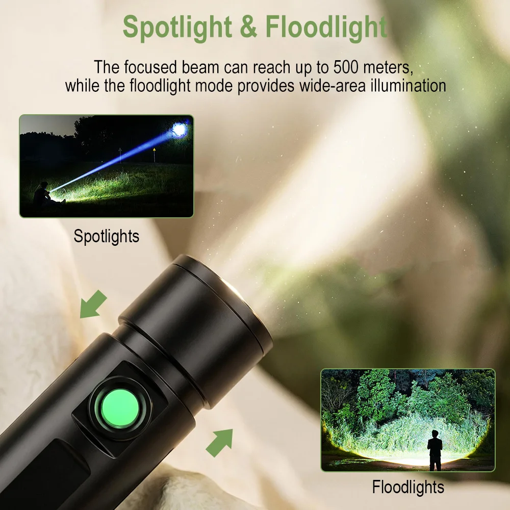 مصباح يدوي LED قابل للتكبير وا - مراجعة Outdoor Hunting Bike وسعره