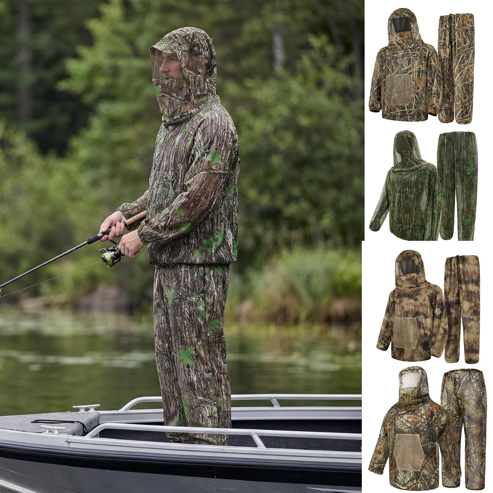 ملابس صيد مقاومة للحشرات مع غط - مراجعة Outdoor Hunting Outfit وسعره