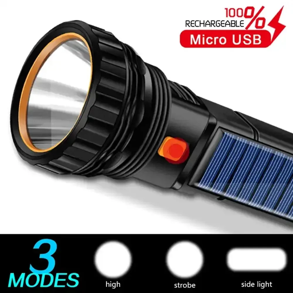 مصباح يدوي LED شمسي متعدد الوظ - مراجعة Hunting Outdoor وسعره