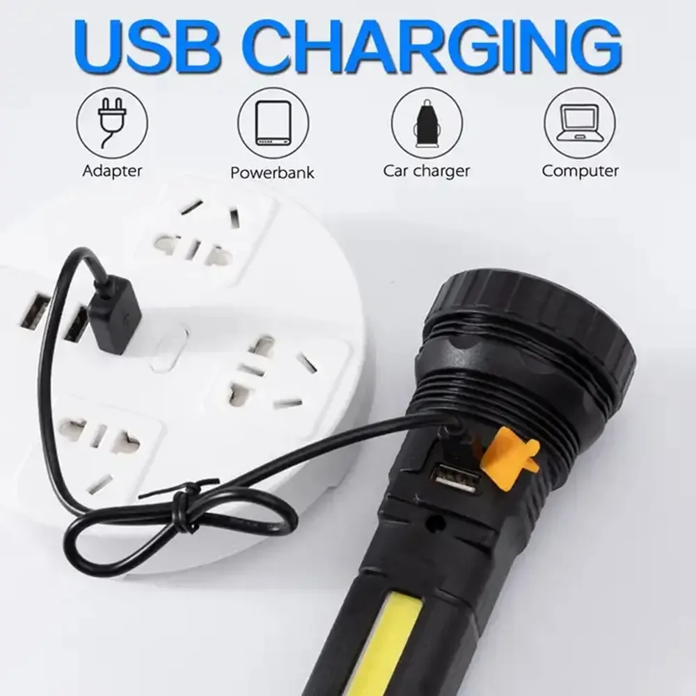 مصباح يدوي LED شمسي متعدد الوظ - مراجعة Hunting Outdoor وسعره